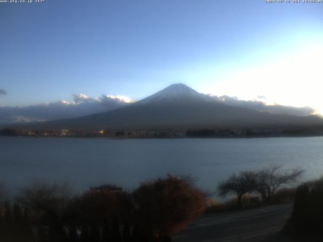 河口湖からの富士山