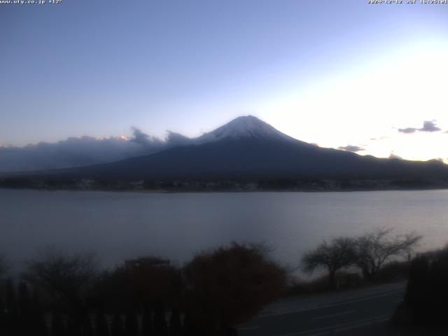 河口湖からの富士山