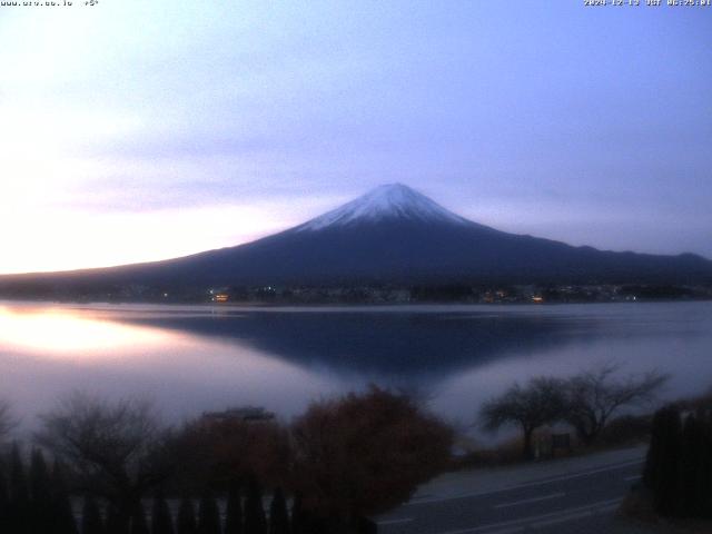 河口湖からの富士山