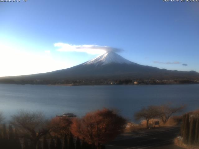 河口湖からの富士山