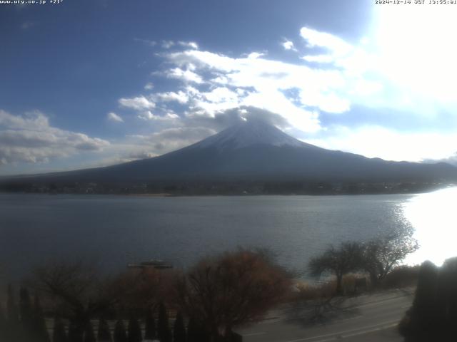 河口湖からの富士山