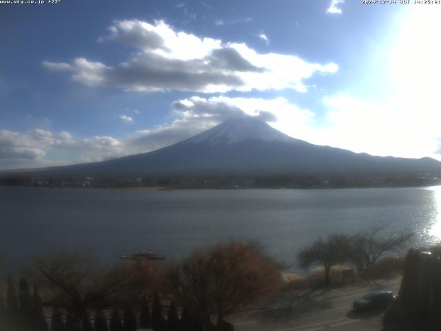 河口湖からの富士山