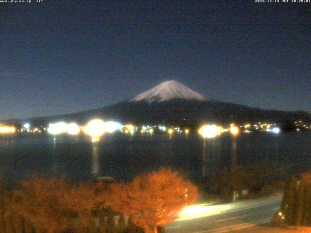 河口湖からの富士山