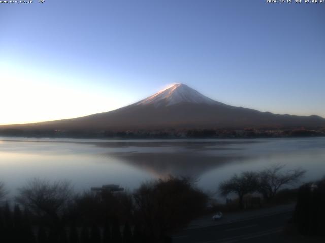 河口湖からの富士山