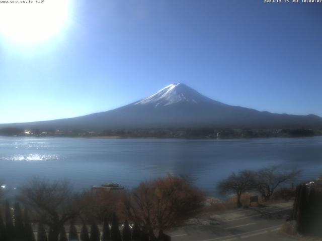 河口湖からの富士山