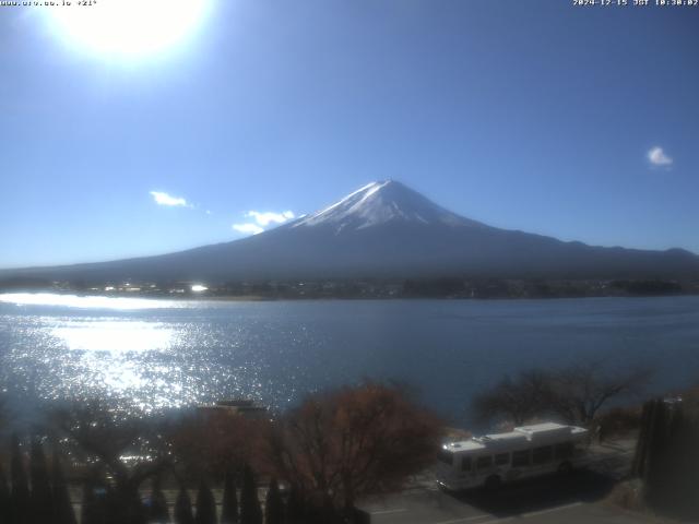 河口湖からの富士山