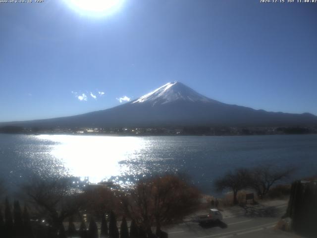 河口湖からの富士山