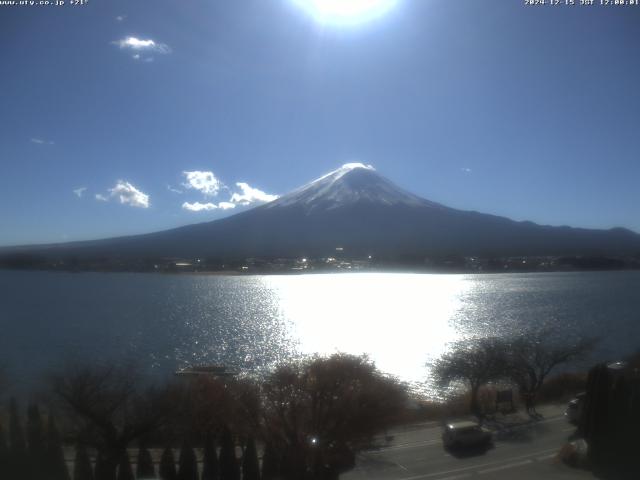 河口湖からの富士山