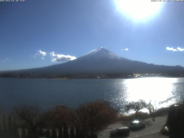 河口湖からの富士山