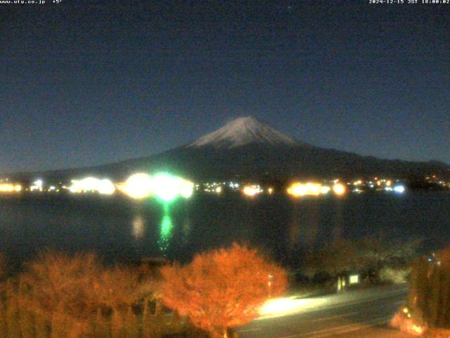 河口湖からの富士山