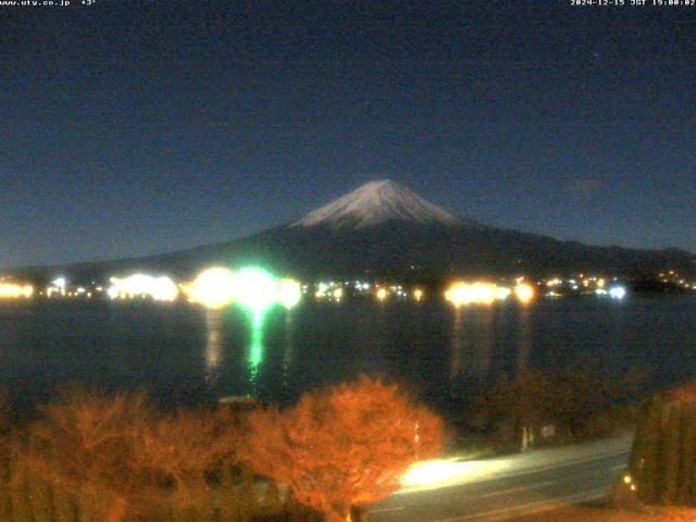 河口湖からの富士山