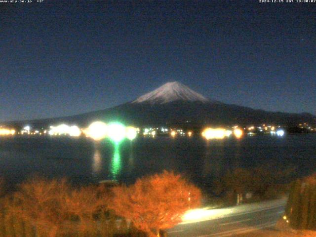 河口湖からの富士山