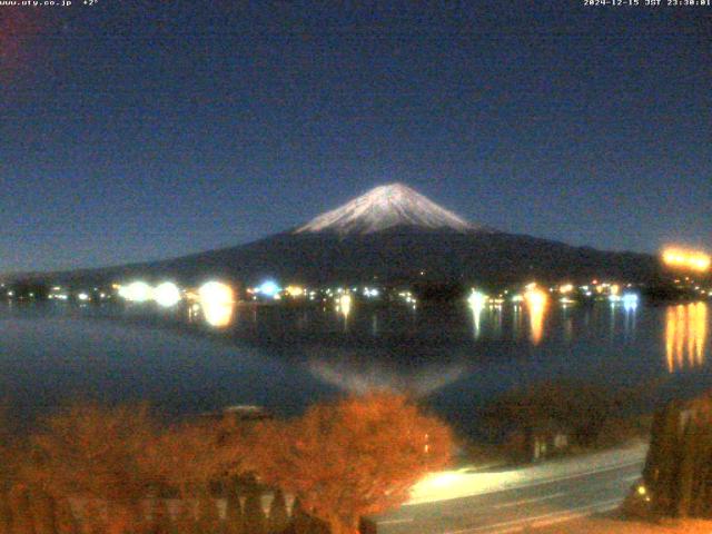 河口湖からの富士山