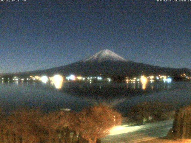 河口湖からの富士山