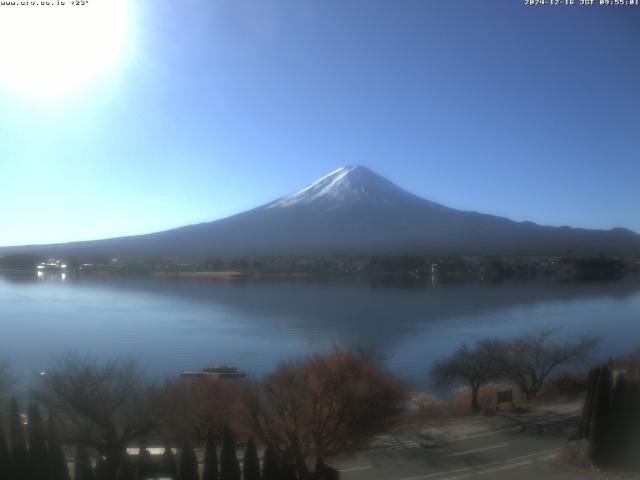 河口湖からの富士山