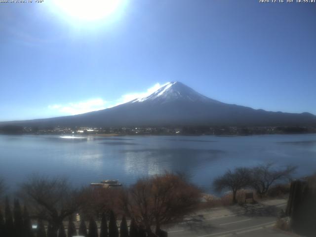 河口湖からの富士山