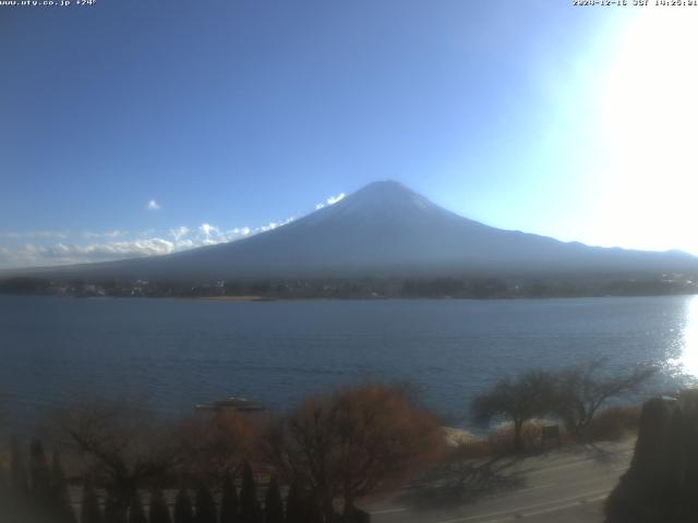 河口湖からの富士山