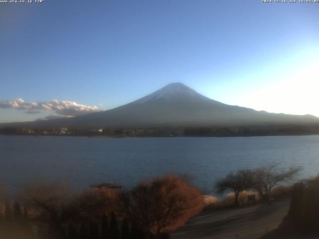 河口湖からの富士山