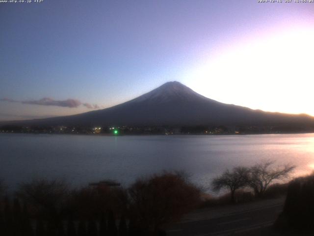 河口湖からの富士山