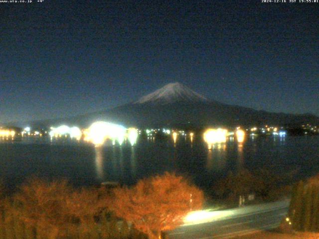 河口湖からの富士山