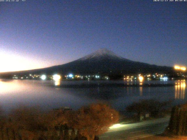 河口湖からの富士山