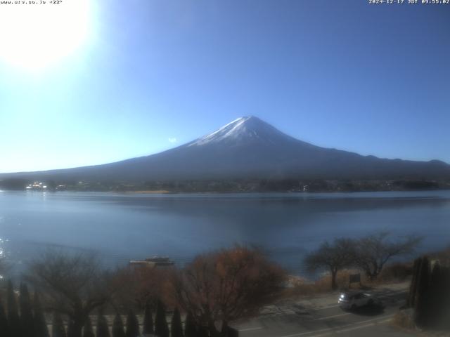 河口湖からの富士山