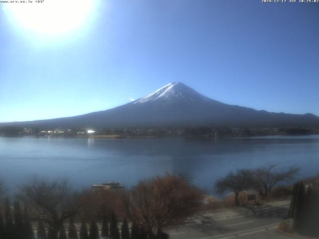 河口湖からの富士山