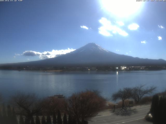 河口湖からの富士山