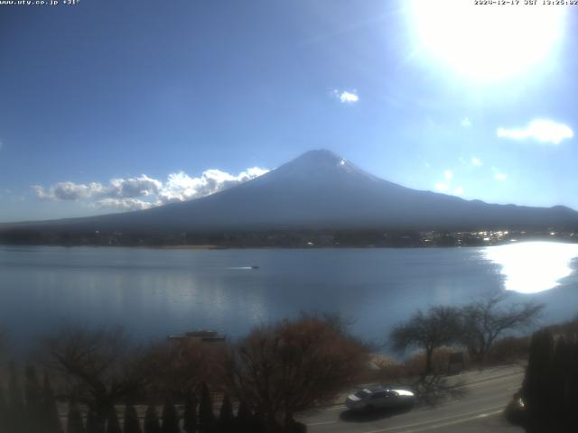 河口湖からの富士山