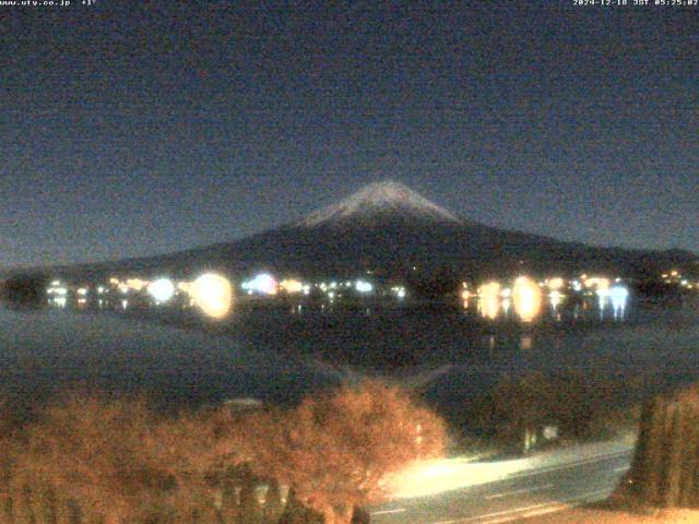 河口湖からの富士山