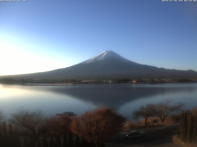 河口湖からの富士山