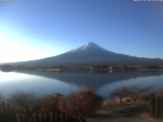 河口湖からの富士山