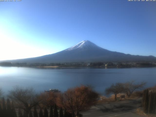 河口湖からの富士山