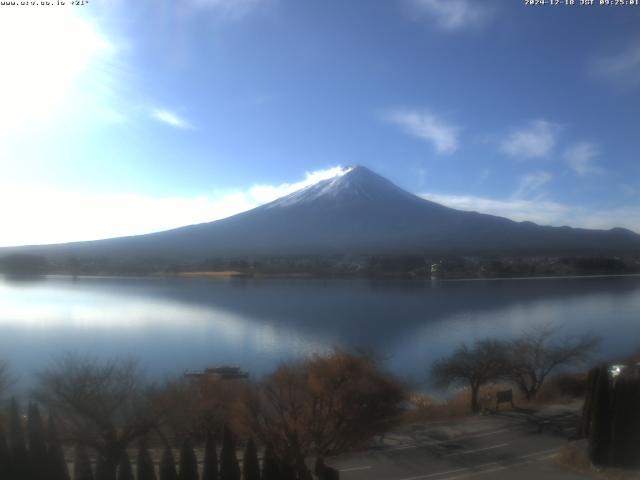 河口湖からの富士山