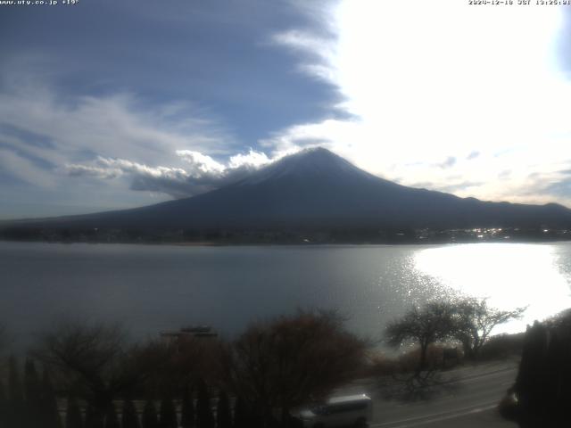 河口湖からの富士山