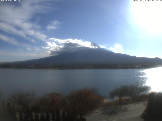 河口湖からの富士山