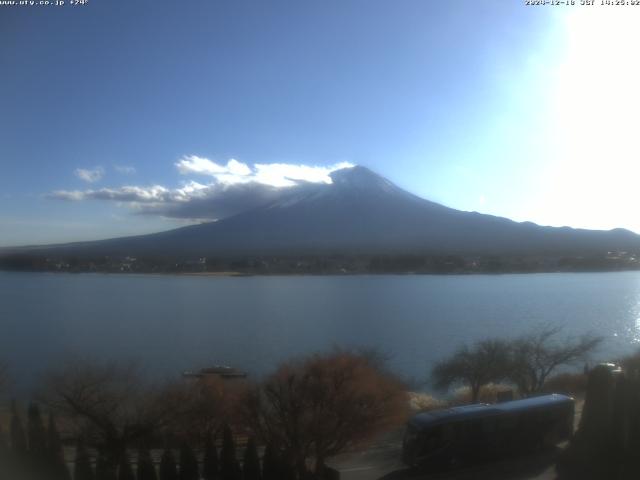 河口湖からの富士山