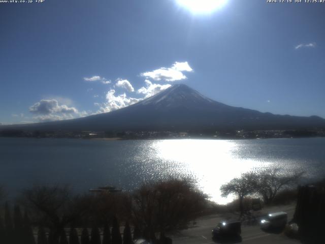 河口湖からの富士山