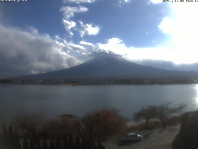 河口湖からの富士山