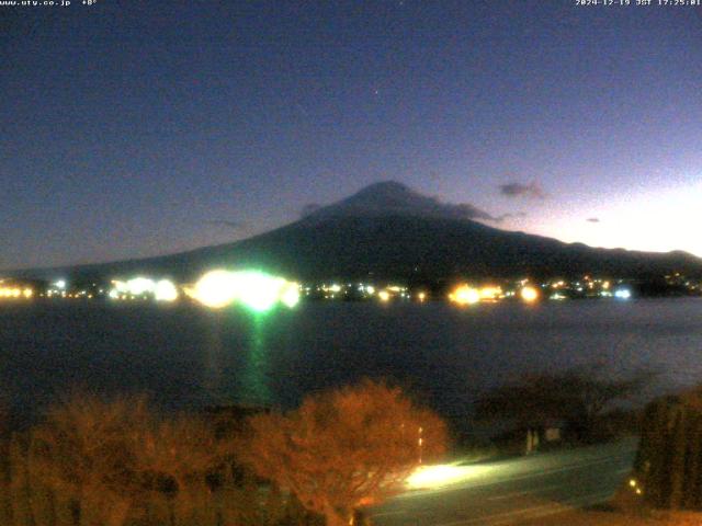 河口湖からの富士山