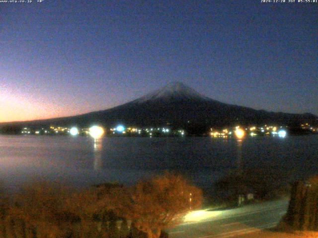 河口湖からの富士山