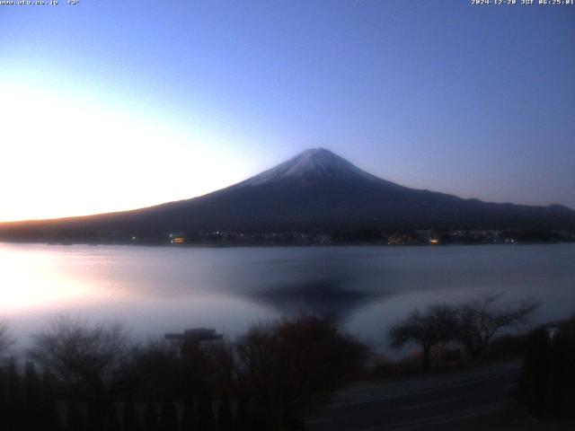 河口湖からの富士山