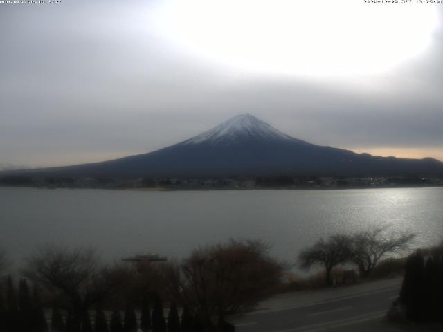 河口湖からの富士山