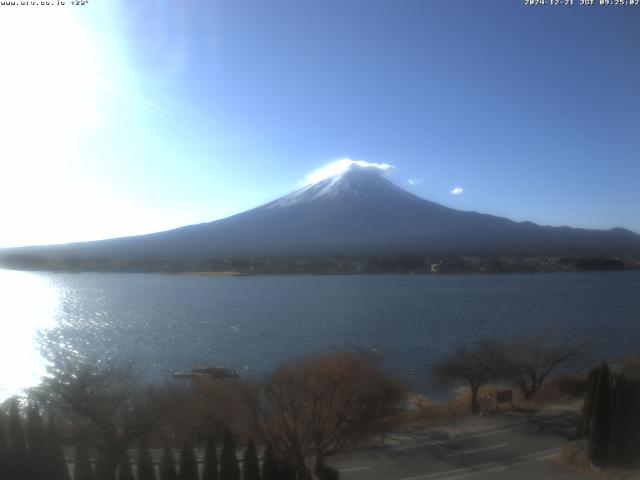 河口湖からの富士山