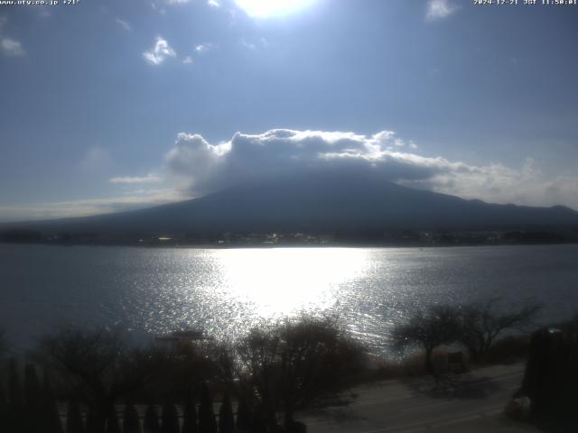 河口湖からの富士山