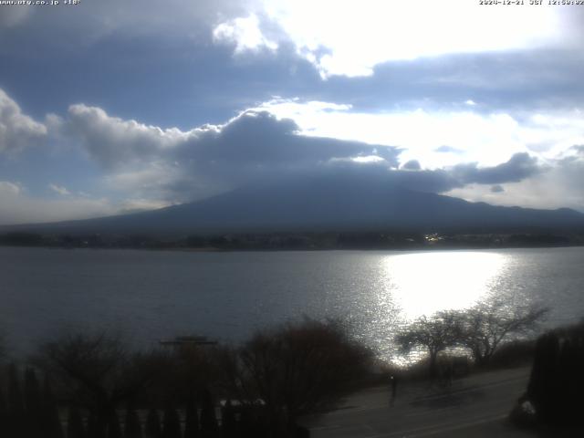 河口湖からの富士山