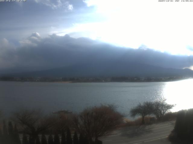 河口湖からの富士山