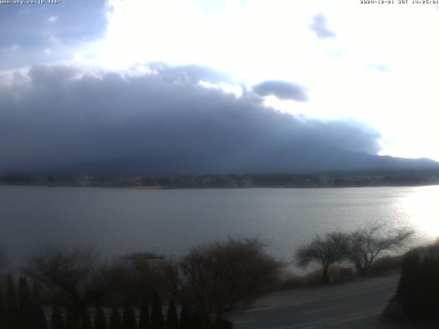 河口湖からの富士山