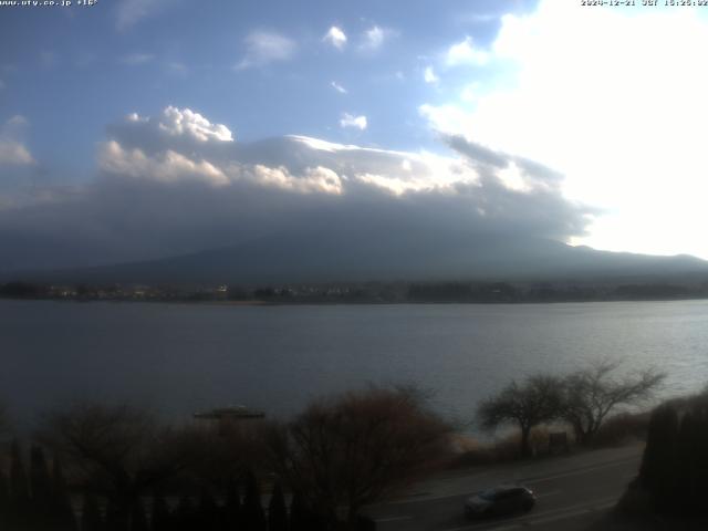 河口湖からの富士山