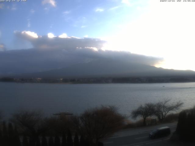 河口湖からの富士山